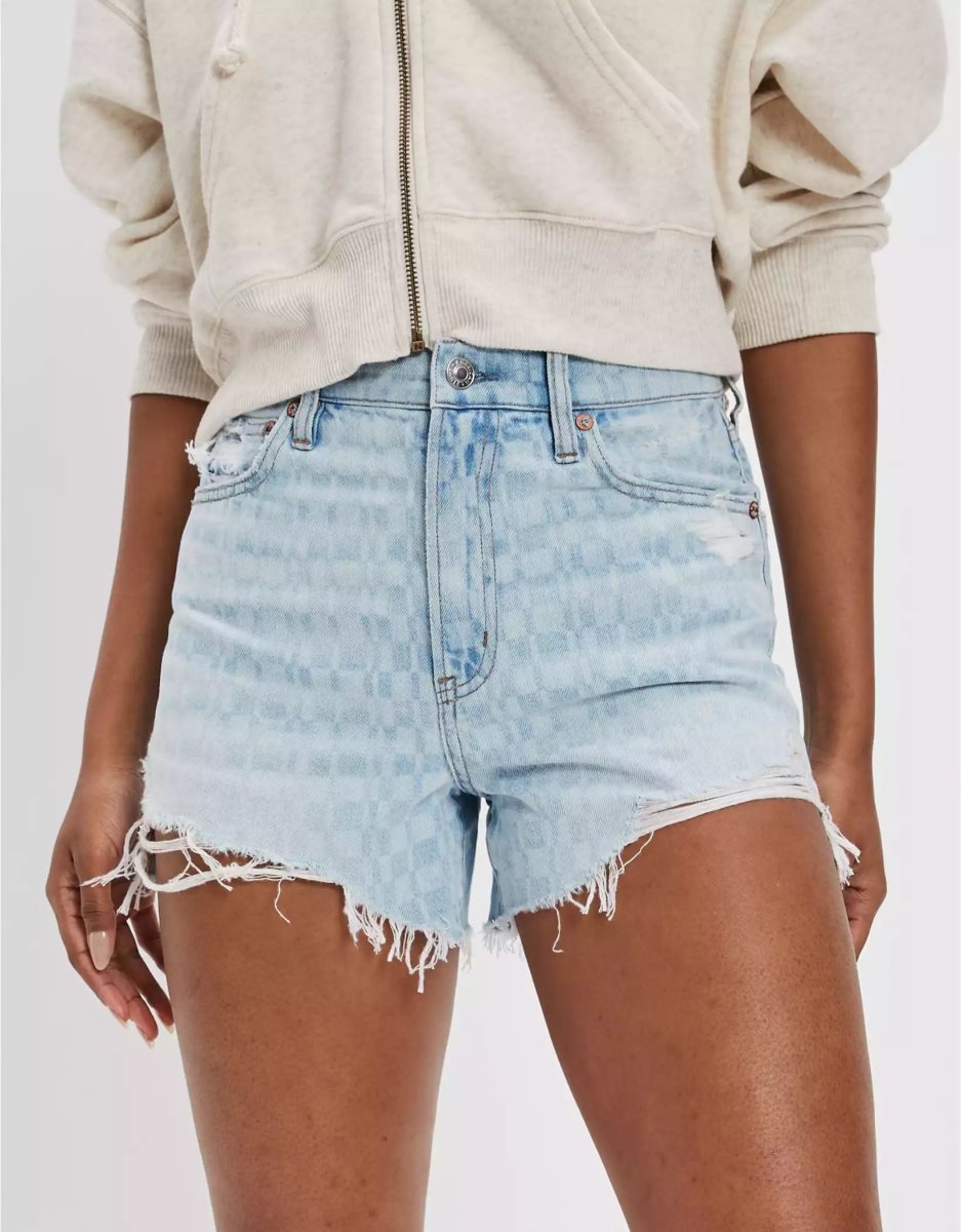 Shorts American Eagle AE Denim Highest Taille '90s Boyfriend Indigo Clair Femme | ZYB-27882497